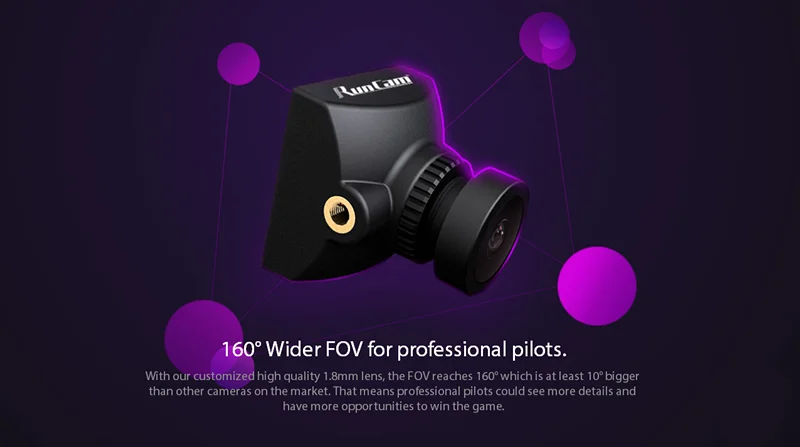 Runcam Racer 3 FOV 160 ° 1,8 мм FOV 145 ° 2,1 мм камера Дрон fpv камера RC вертолет части с фиксированным крылом