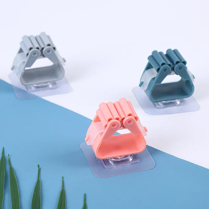 Настенный держатель для швабры органайзер вешалка щетки метлы стеллаж хранения