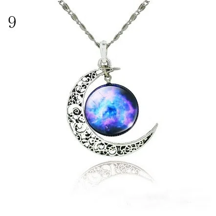 Модное ожерелье звезда луна милое с каменной звездой для девушек много случаев