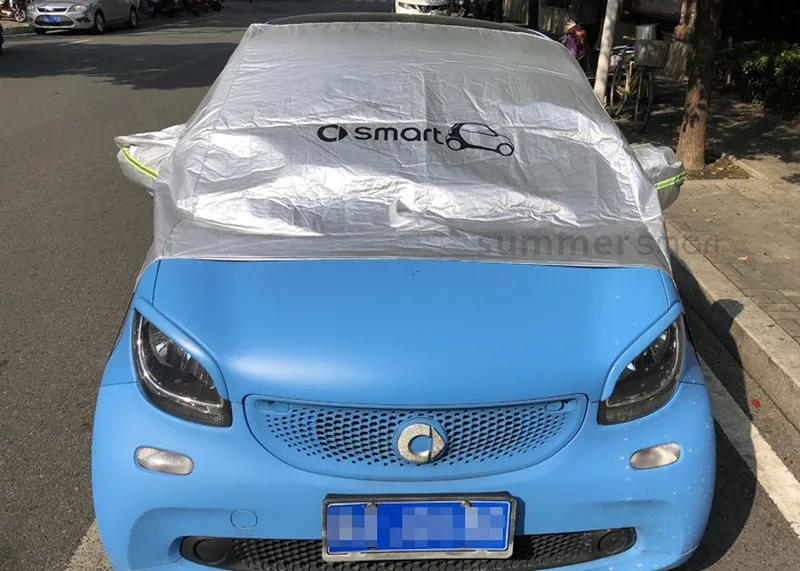Автомобильный тент на ветровое стекло для Mercedes Smart 453 Fortwo Forfour солнцезащитный