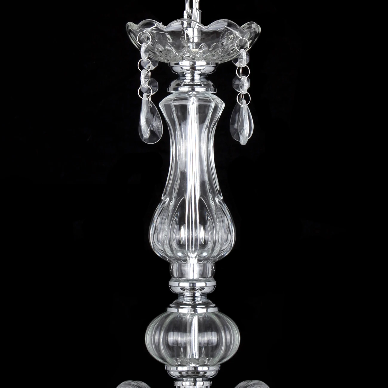 

6 Arm Crystal Chandelier Luxury K9 Crystal Ceiling Lights Glass Pendant Lamp for Home Hotel Decoration Living Room Lighting