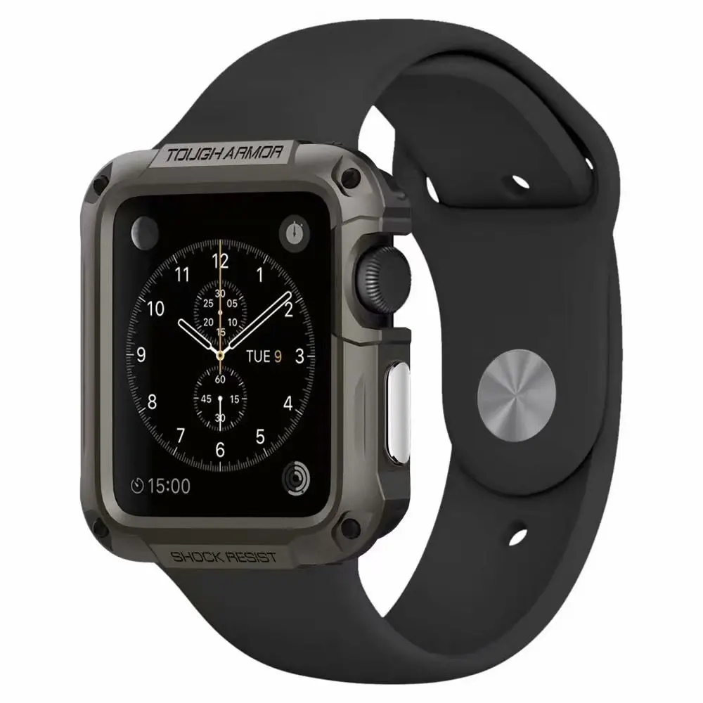 Жесткий Полный Чехол для Apple Watch 42 мм 38 40 44 ударопрочный защитный чехол со