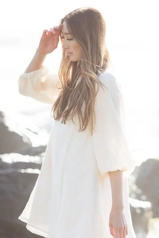 

Thailand Pattaya Romantic Seaside Holiday American Brand Sexy Beach Dress Bohemian Goddess Dress