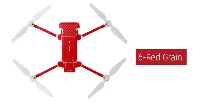 6-Red Grain Новейшие наклейки для Xiaomi FIMI X8 SE пвх наклейки защитная кожа для Xiaomi FIMI X8 SE аксессуары для дрона - Цвет: 6-Red Grain