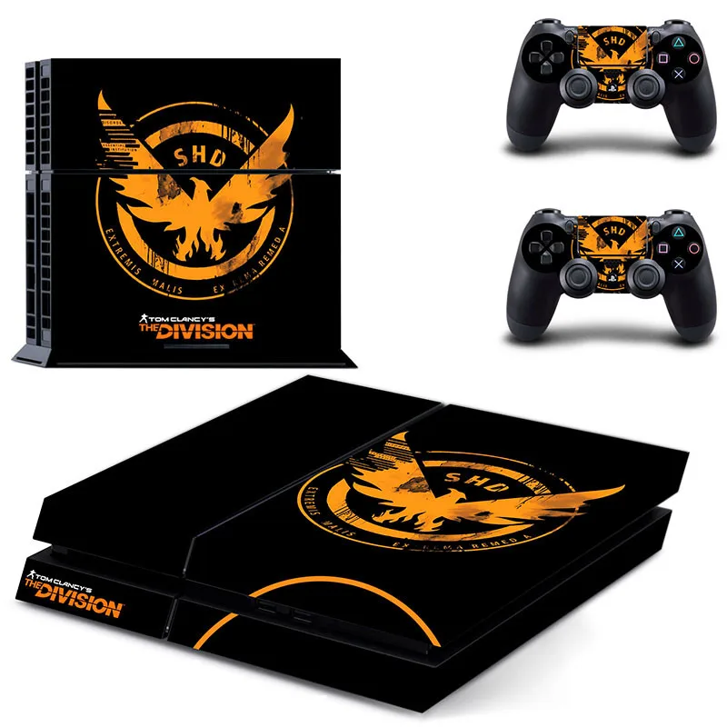 Наклейка The Division 2 PS4 s Play station 4 наклейки для консоли PlayStation и контроллера Скины