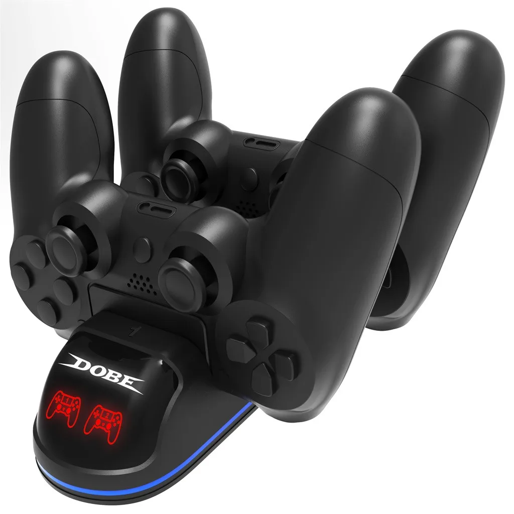 Зарядная док станция CARPRIE с двумя USB портами для PS4/PS4 Slim/PS4 Pro|Зарядные устройства| |