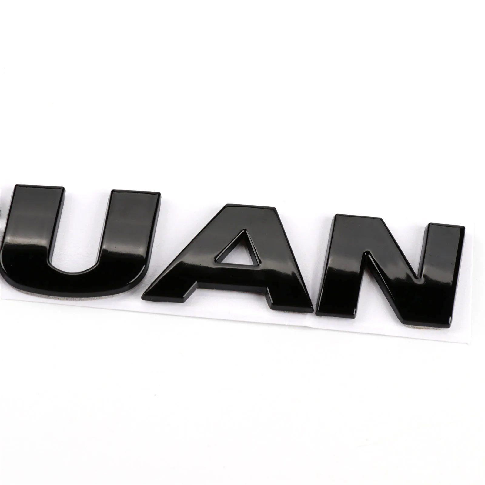 Блестящая черная наклейка на крышку багажника автомобиля эмблема TIGUAN с