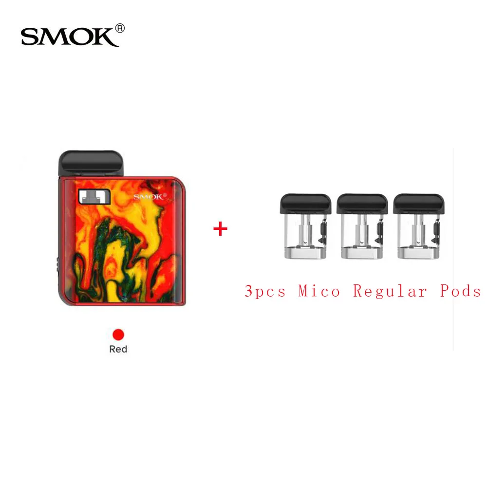 Электронных сигарет Smok Mico Pod Vape комплект 700 мА/ч испаритель Mod 1 7 мл Системы Kit