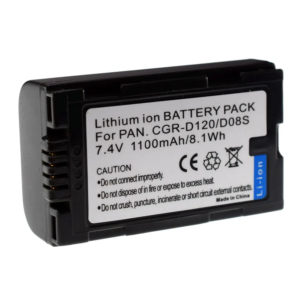 Аккумулятор 4pk для Panasonic PV-DBP8 BP8 DAC11 DV51 CGR-D08 D08R NV-DS60 DS65 | Электроника