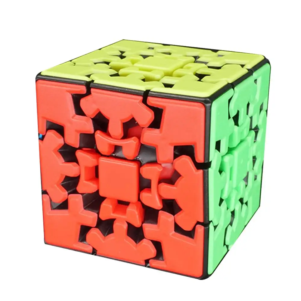 

Yumo 3x3 Gear Puzzle Twist Cube 3x3x3 Gear профессиональные игровые игрушки необычная форма Развивающие игрушки для детей Twist Puzzle Magic
