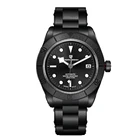 Новинка 2021 г., полностью черные механические наручные часы PAGANI DESIGN BB58, мужские Роскошные автоматические часы из нержавеющей стали для мужчин, мужские часы для дайвинга