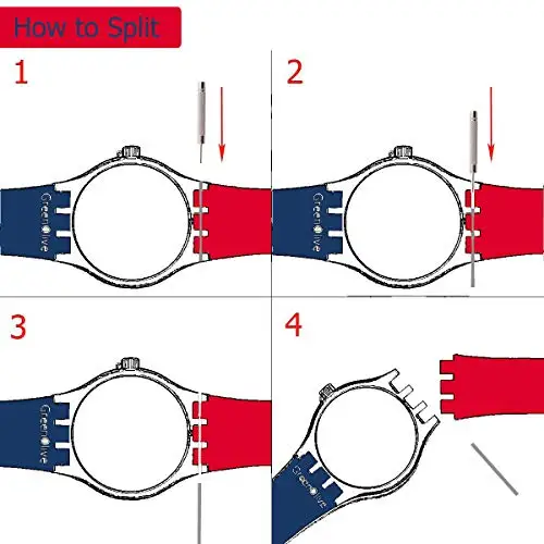 Ремешок для часов образец ремешка Пряжка Силиконовый ремешок 16 мм 17 19 20 Резиновая