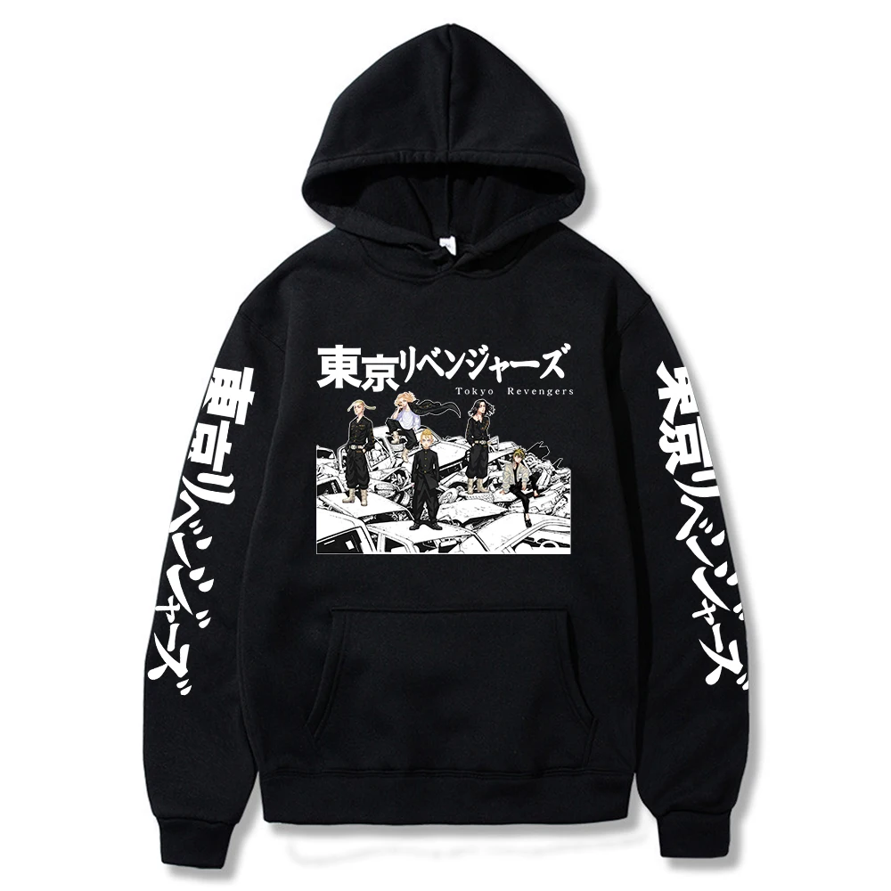 

Anime Tokyo Revengers Hoodies Harajuku Hoodie Sweatshirts Casual Streetwear Pullover for Women and Men