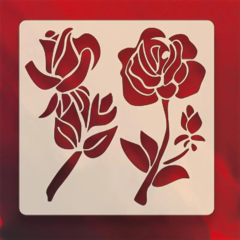 

Drawing Template Ruler For Scrapbooks And Gift Cards, Smooth DIY Painting Template With Exquisite Patterns And Moderate Spacing