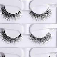 3 pairs eyelash decorative easily wear comfortable for lady artificial eyelash artificial eyelash