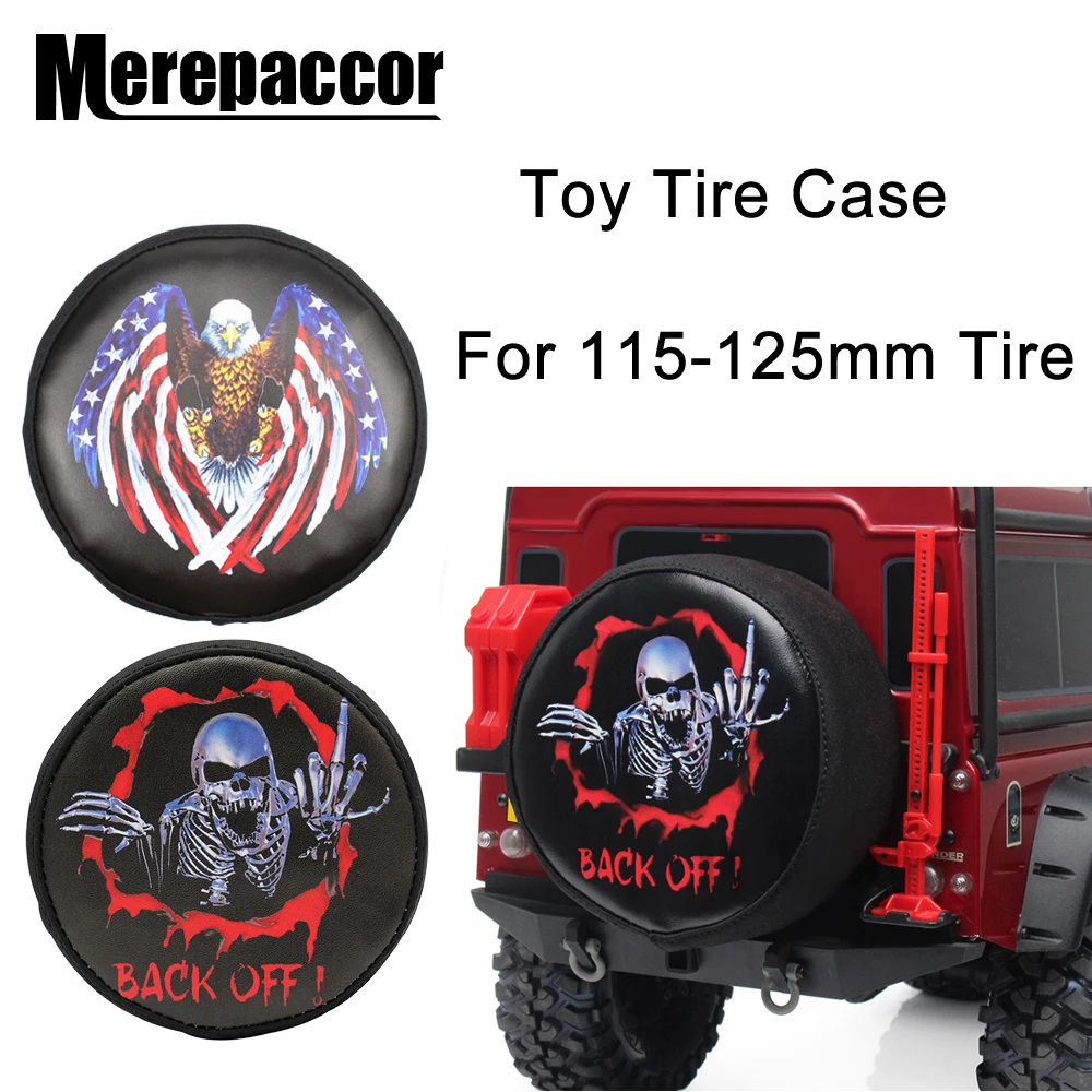 Кожаная крышка запасных шин MEREPACCOR TRX4 1 9 дюйма для 1/10 RC Crawler Traxxas TRX 4 AXIAL SCX10|Детали и