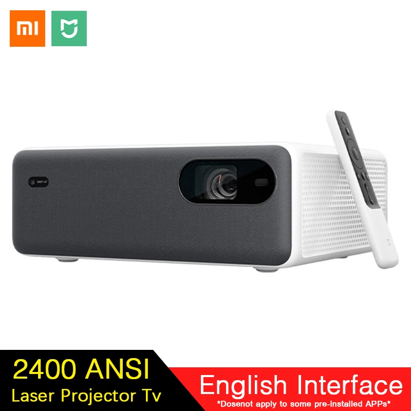 Оригинальный лазерный проектор XIAOMI Mijia ALPD3.0 2400 ANSI люменов разрешение 150 дюймов Wi Fi