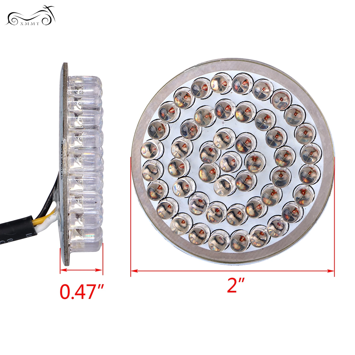 2 &quot1157 пуля светодиодный красный бег тормоза поворота вставки огни для Harley Sportster