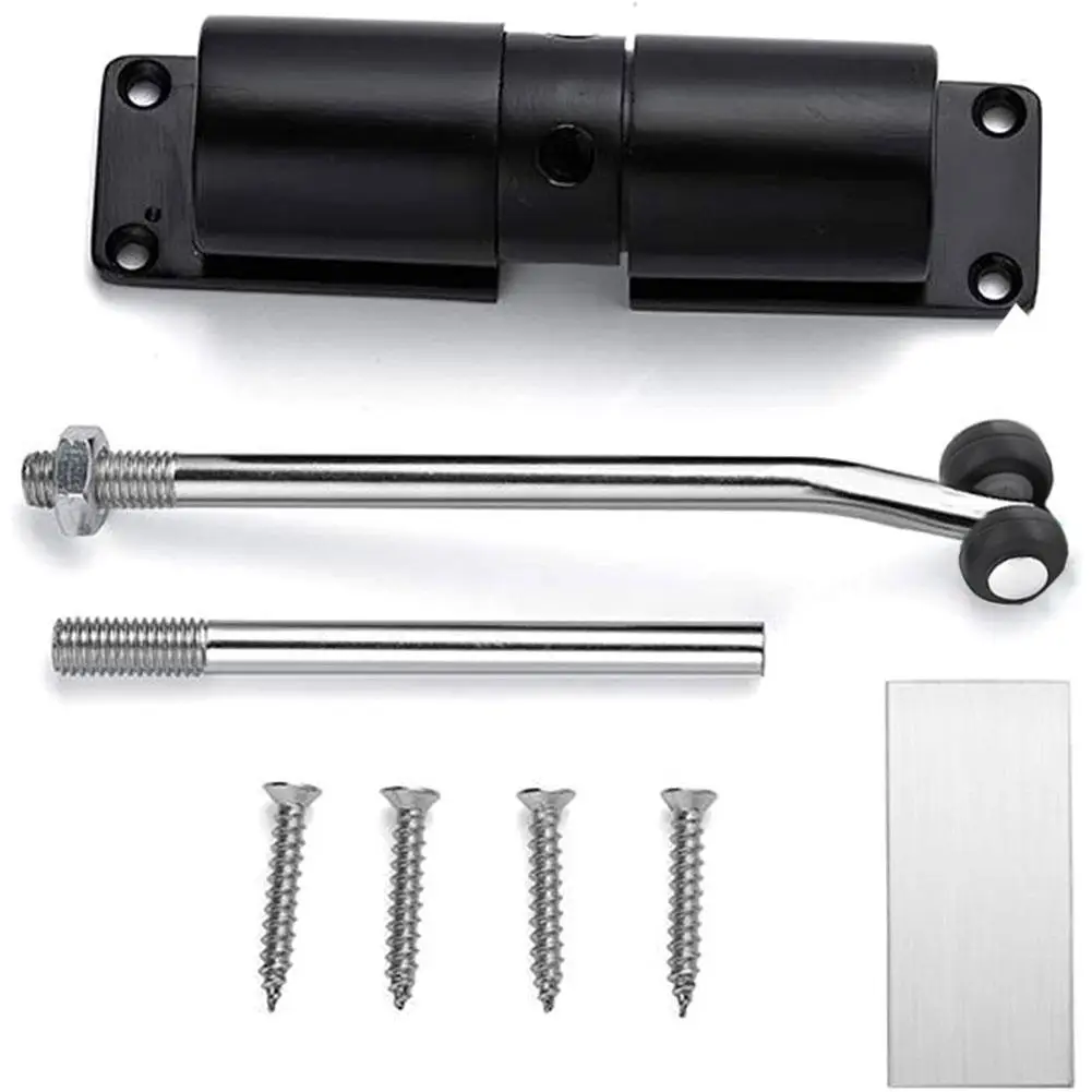 

1PC Automatic Door Closer Buffer Stops Steel Silent Adjustable Spring Door Closing Device Home Furniture Door Hardware
