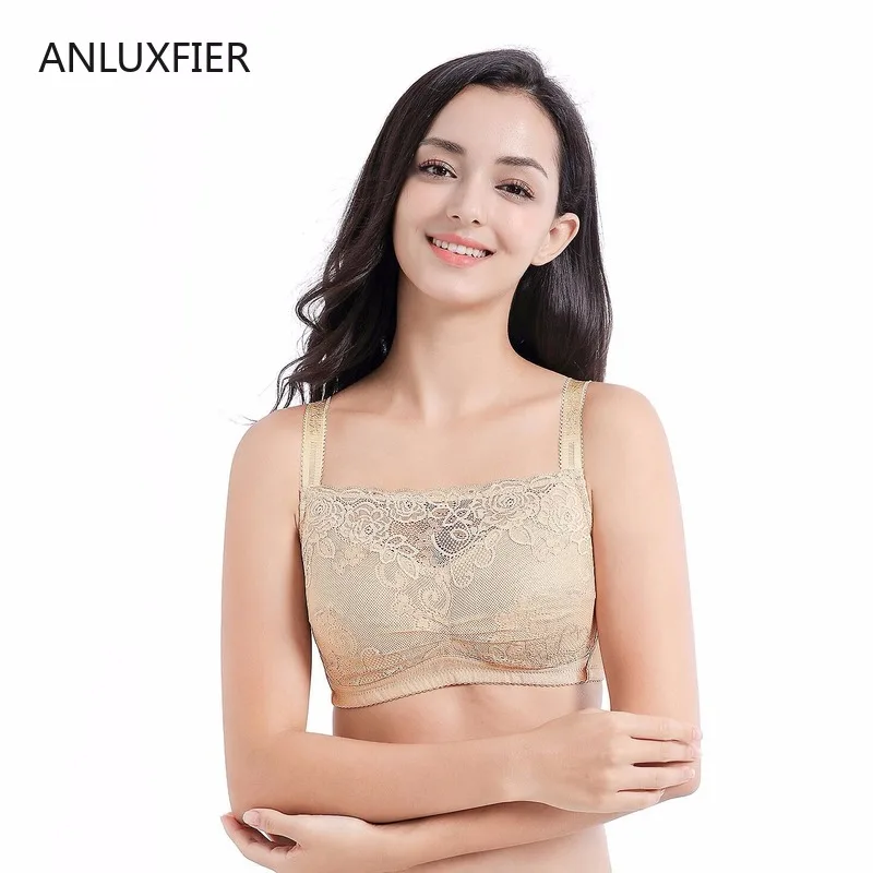 

H9715 Artificial Boobs Bra After Breast Cancer Surgery Silicone Breast Professional Bras Underwear No Steel Ring Lace Lingerie