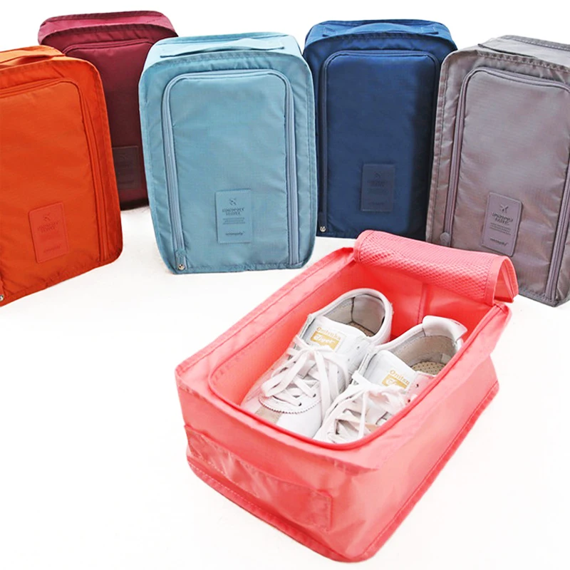 Складная дорожная сумка для хранения обуви портативная водонепроницаемая