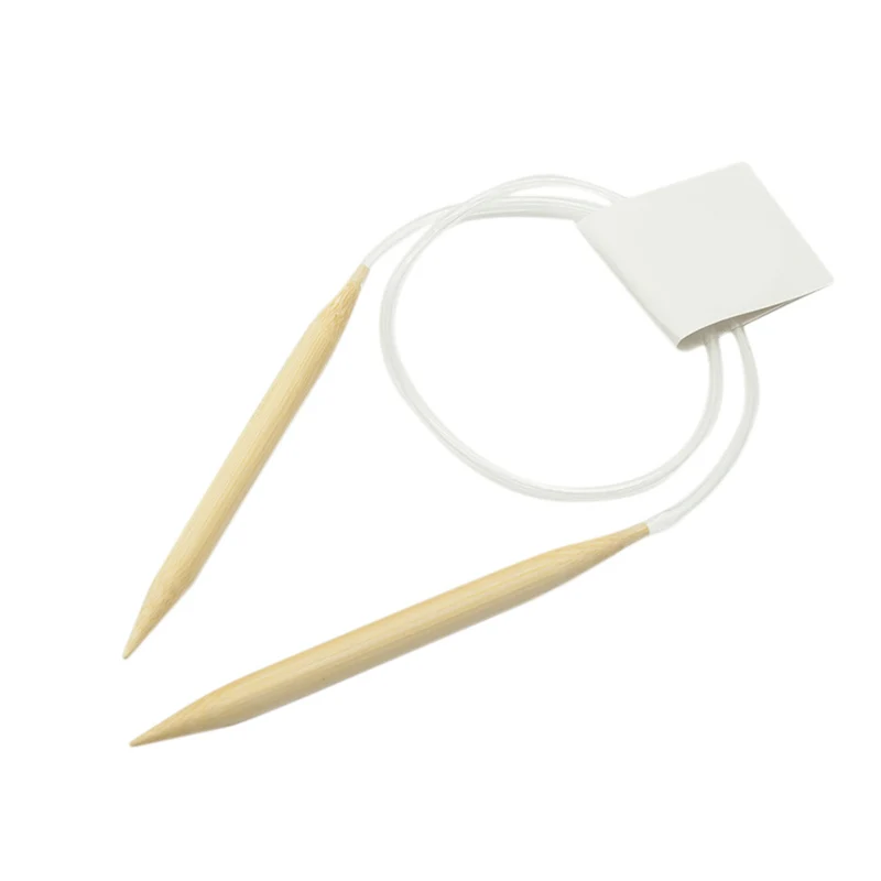 Круговые спицы деревянные свитера иглы шерстяная шапка вязальные кольца