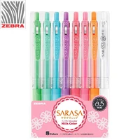 358pcs set zebra sarasa jj15 milk color gel pen light color line drawing pen gel pen 0 5mm