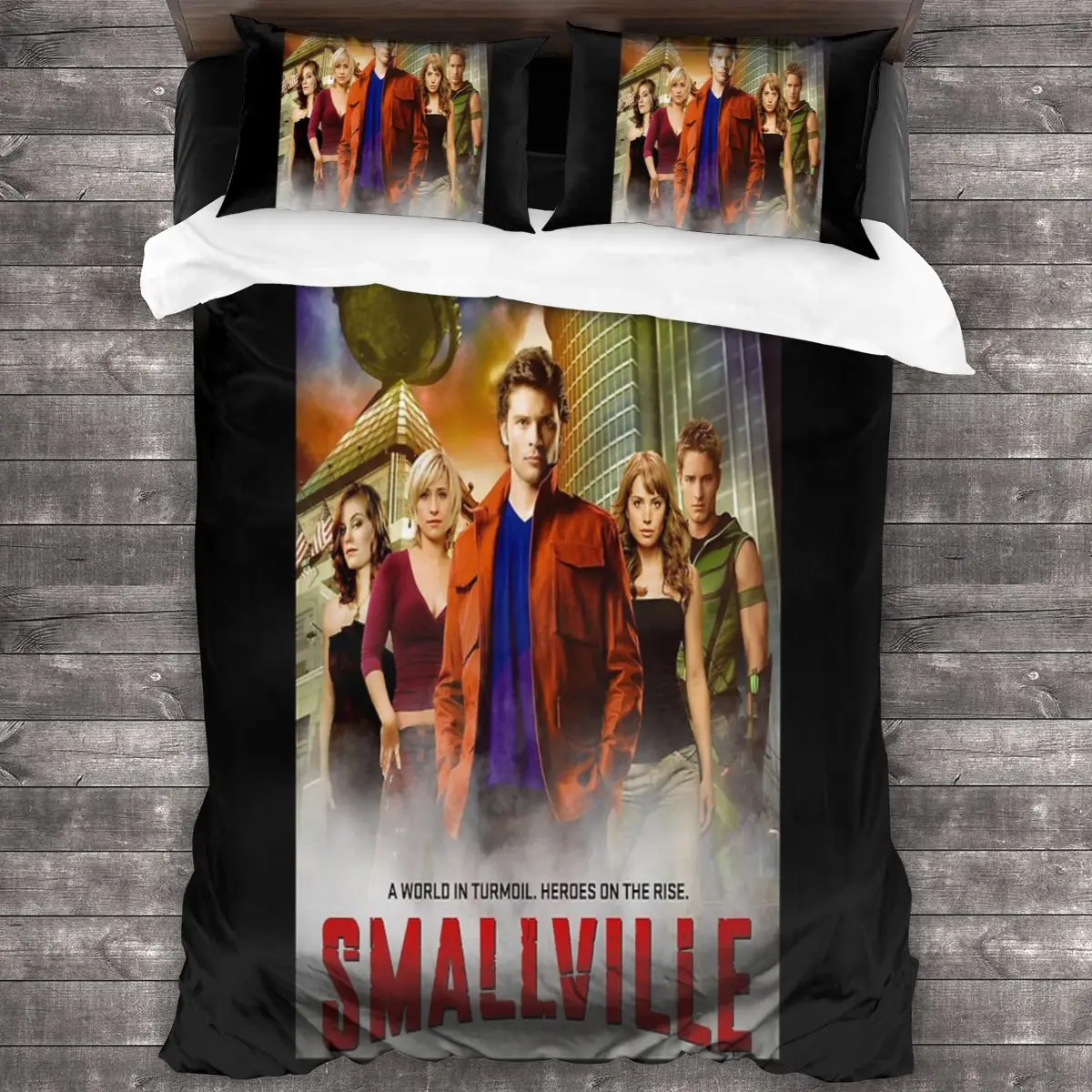 

Smallville Tv Series Top Linens Bedspread Bedding Set Duvet Cover Bed Duvets Bed Linen 1 5 Bedspread 220X240