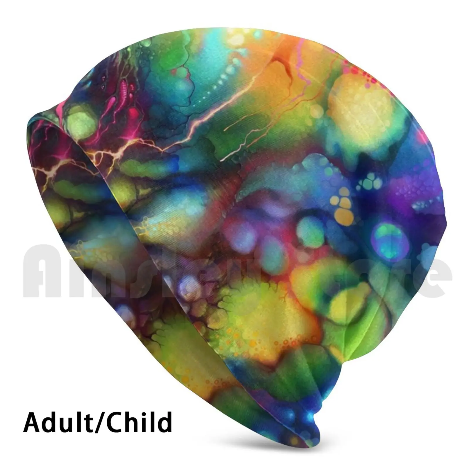 

Post Mental Stains-Digital Painting Beanie Hedging Cap DIY Print Cushion Jeffjag Bright Vibrant Colorful Colors