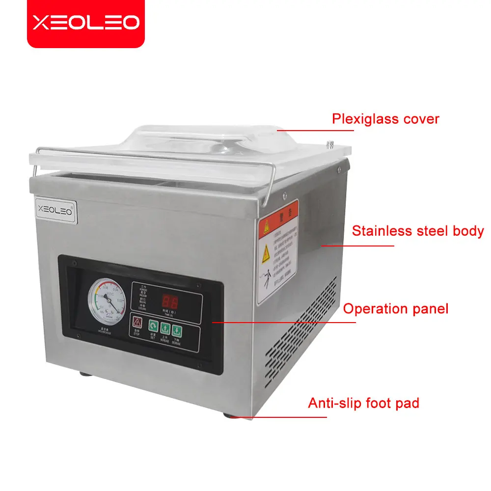 Настольная вакуумная упаковочная машина XEOLEO коммерческий Вакуумный упаковщик