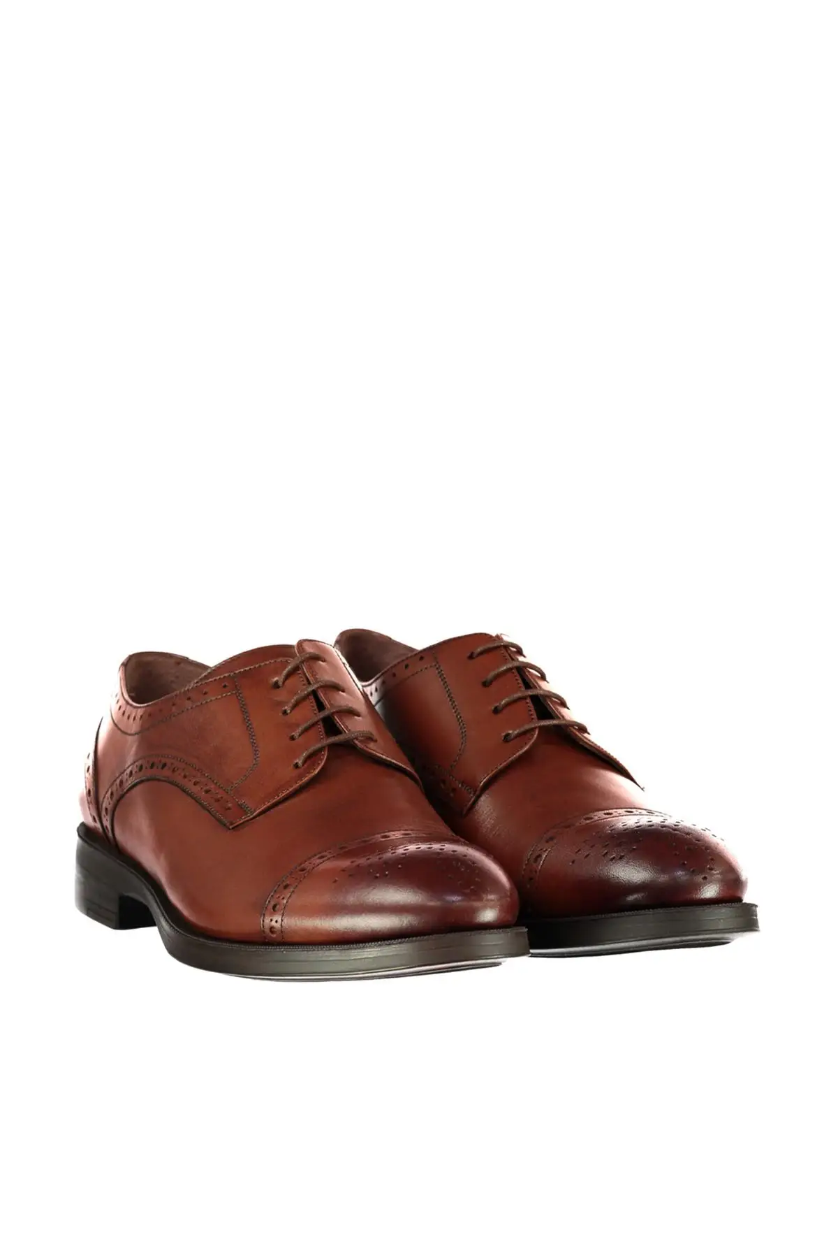 Derimod Genuine Leather Tan Men Shoes | Обувь