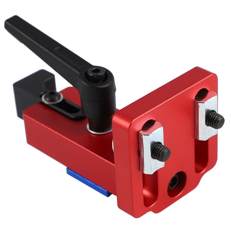 

Woodworking T Slot Miter Track Stop Locator Sliding Brackets Woodworking Rail Retainer Chute Backing Connector For 45 T-Track