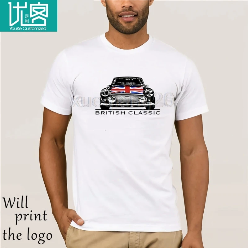2019 Austin Mini Printed Tshirt Men's Summer Style Cooper Classic Car T Shirt Short Sleeve Tee | Мужская одежда