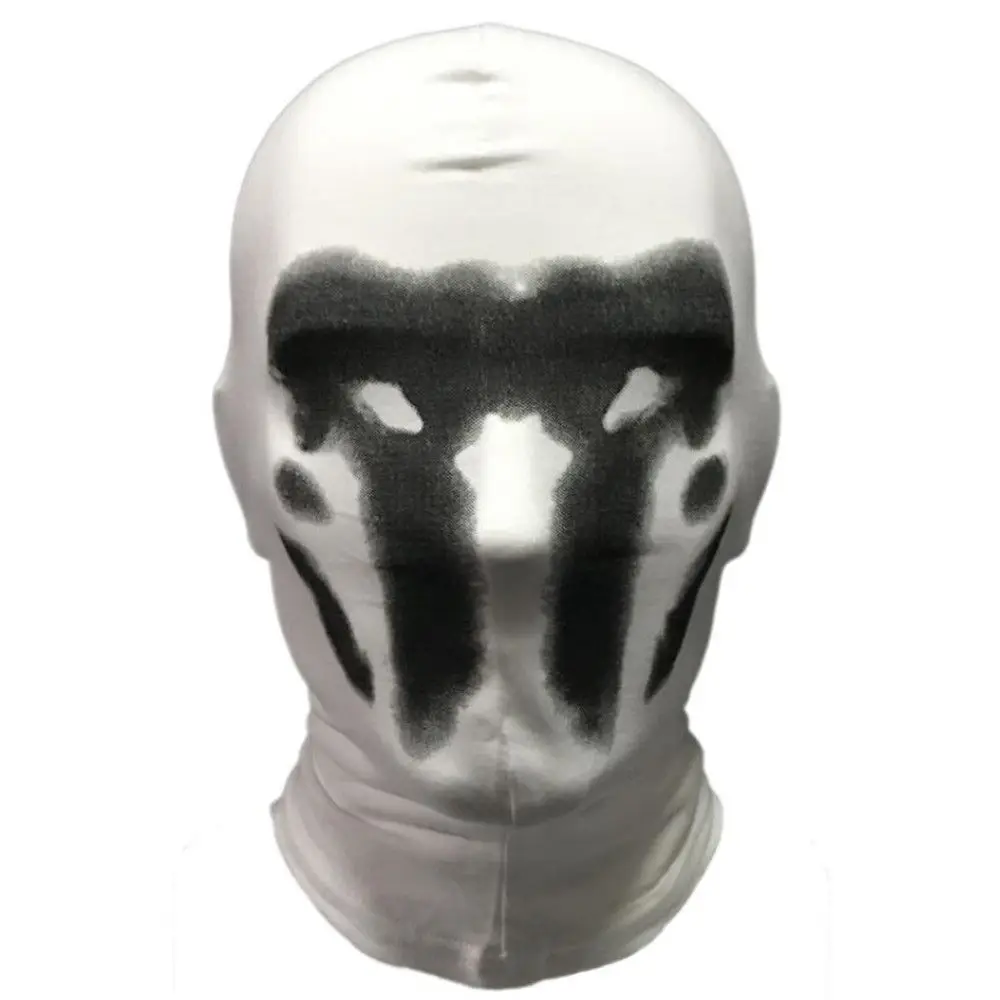 2019 маска Watchman Rorschach головной убор Маска Косплей цифровой принт Новинка Хлопковая
