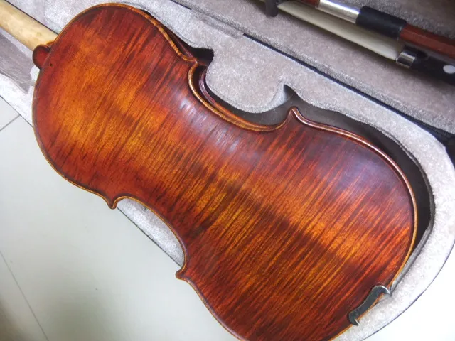 Бесплатная доставка чехол для скрипки ручной работы с масляным лаком 100% + пенопласт из углеродного волокна