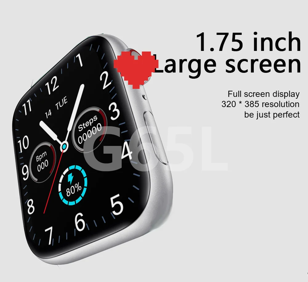 G65L Bluetooth Call Smart Watch Heart Rate Monitor Fitness Tracker Smartwatch pk amazfit neo iwo FK88 X6 X7 Z15 HW12 W26 W34 W46 |