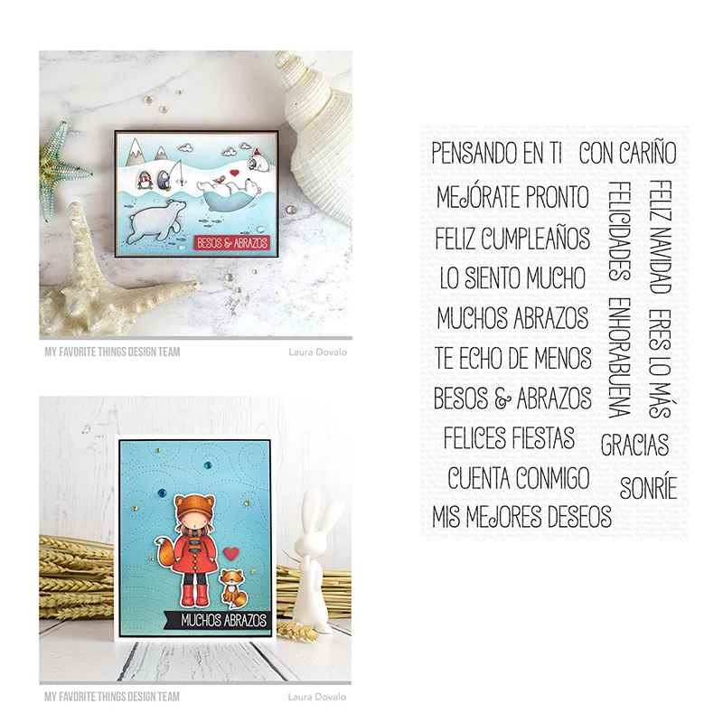 

Spanish Greetings Card Galore Birdie Brown Stamps Reusable Handmade Embossing Diy Scrapbook Diary Decoration 2021 New Hot Sale