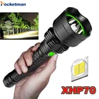 420000LM Pocketman XHP70 светодиодный фонарик тактический фонарик XHP50 фонарь USB фонари Водонепроницаемый фонарь с приближением, фонари