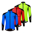 Теплая Флисовая зимняя велосипедная куртка WOSAWE, Мужская велосипедная одежда, ветрозащитное пальто для горных велосипедов, светоотражающие велосипедные женские трико, ветровка