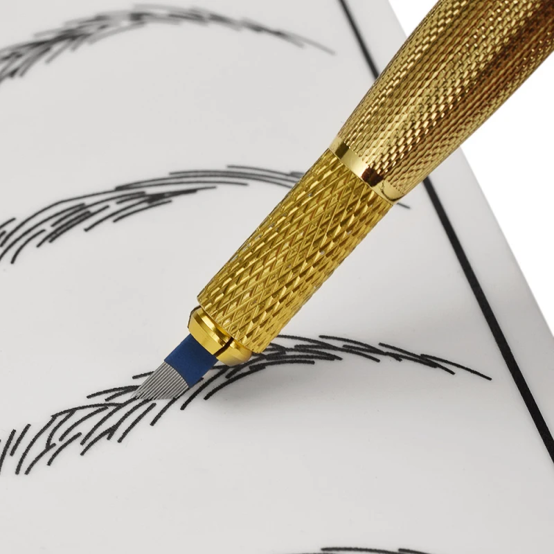 

1PC Diamond Tattoo Handmade Pen 3D Eyebrow Embroidery Permanent Makeup Tool Waterproof Lasting Beauty Art Manual Eyebrow Pencil