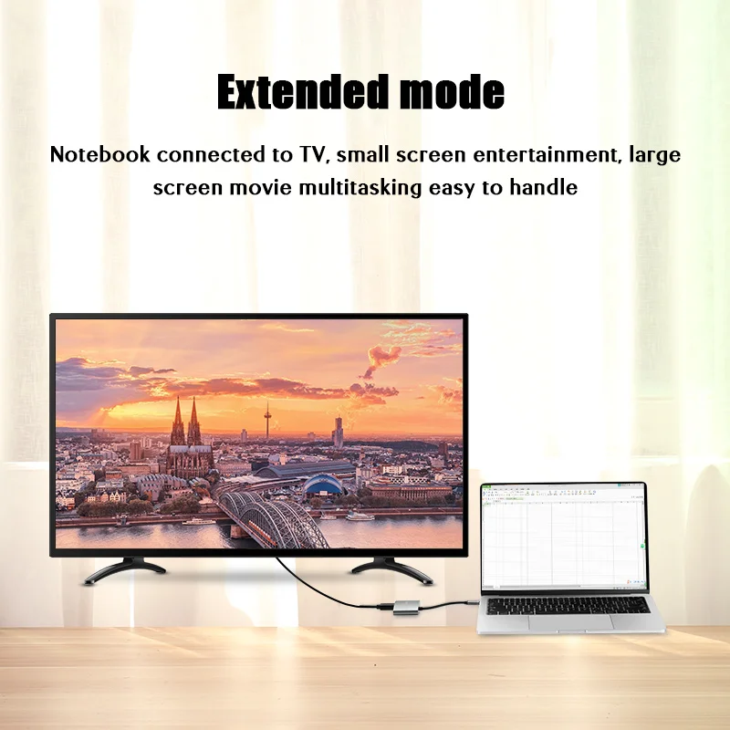Адаптер Llano USB C HDMI VGA Тип к 4K Thunderbolt 3 для Samsung Galaxy S10/S9/S8 Huawei Mate 30 20/P30 Pro | Компьютеры и