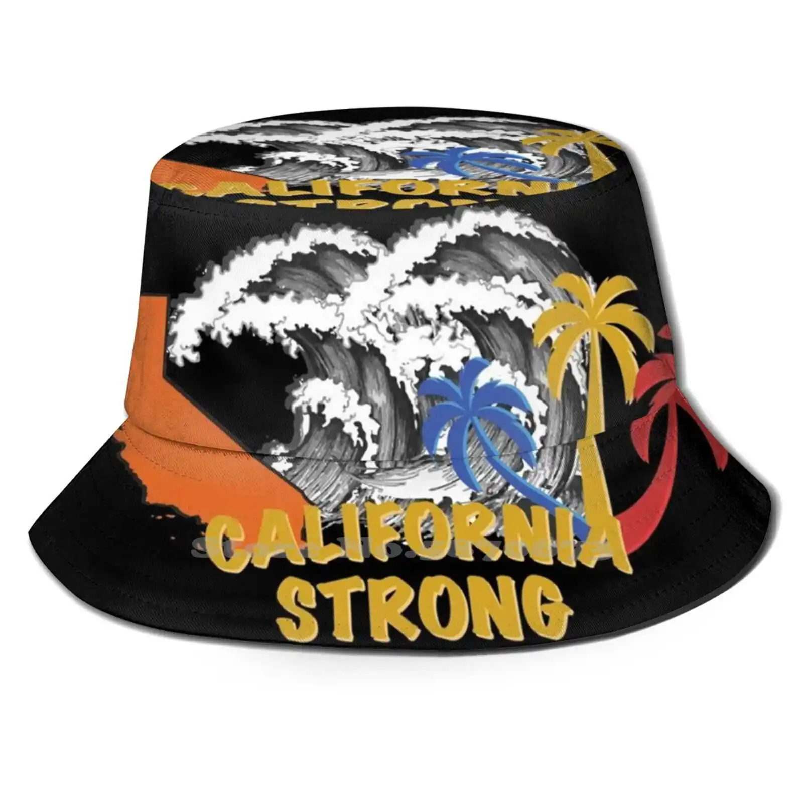 

California Strong Gift Uv Foldable Bucket Hats Women Men Love Boston Strong United Honor United States American