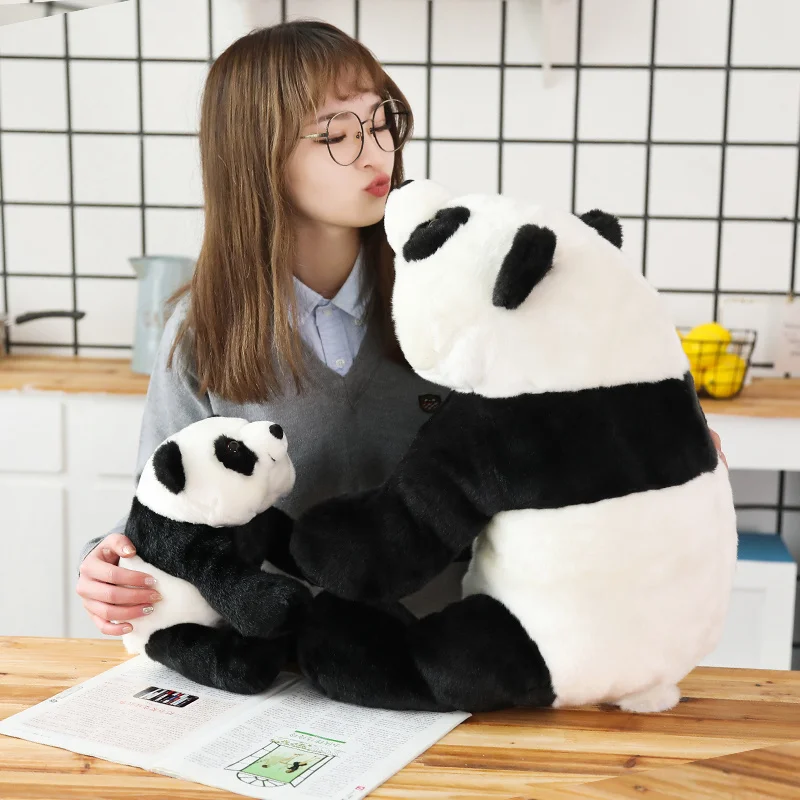 Симпатичная имитация китайской панды плюшевые игрушки высокое качество