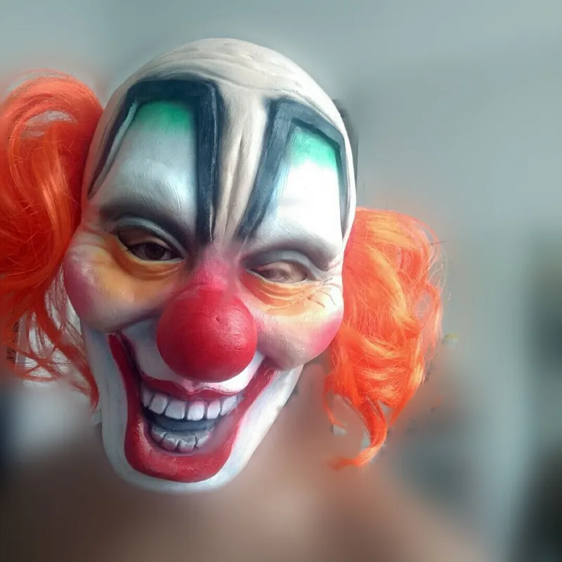 Slipknot клоун Шон Crahan маска на Хэллоуин тушь для ресниц лица латексные маски