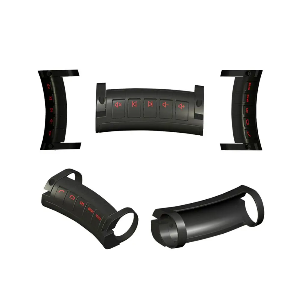 

2pcs Universal Luminous Wireless Steering Wheel Remote Controllers for Car DVD Navigation