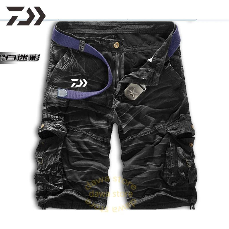 

2021 Daiwa Summer for Fishing Shorts Men Breathable Fishing Clothes Men Outdoor Fishing Pants Camouflage Cycling Clothing