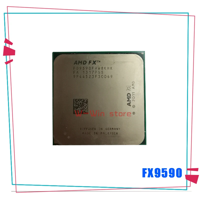 AMD FX Series 9590 4 0 ГГц Восьмиядерный процессор FD9590FHW8KHK Socket AM3 + 220 Вт|Процессоры| |