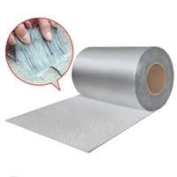 1 roll self adhesive waterproof tape reinforced tile roof leak trapping tape metal aluminum foil waterproof paster tape