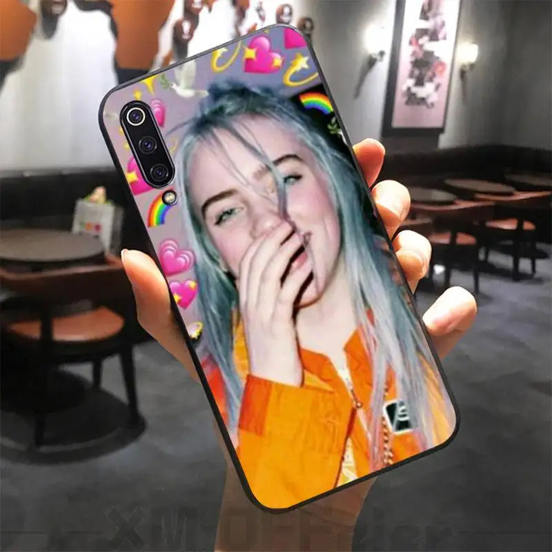 HaNismt красивый Eilish черный мягкий чехол для телефона Xiaomi mi 6 6plus a2 8 8se a2lite 8lite 9 9se