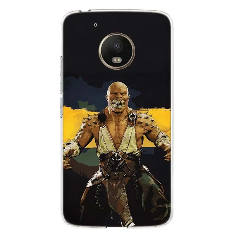 hot mortal kombat phone case for motorola g9 play g8 plus g30 g7 power capa moto one vision fusion g6 g5 e6 e5 cover shell free global shipping